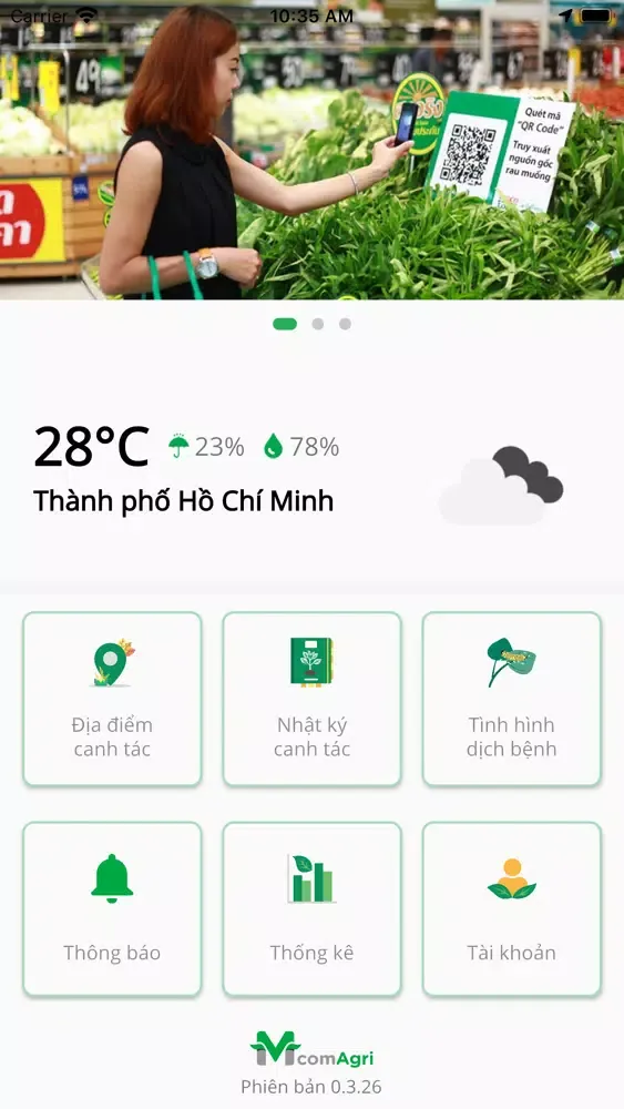 Zrzuty ekranu MCOM Agri